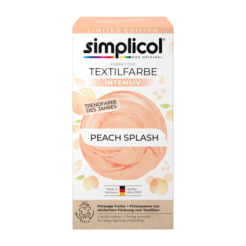 SIMPLICOL Barwnik do tkanin Intensywny Peach Splash