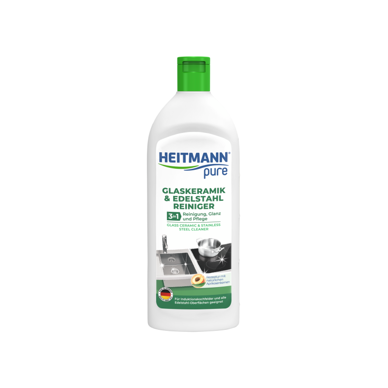 HEITMANN pure Mleczko do płyt ceramicznych i stali nierdzewnej 250 ml