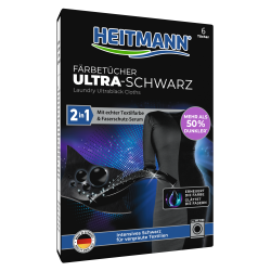 Heitmann Chusteczki przywracające czerń Ultra 6szt.