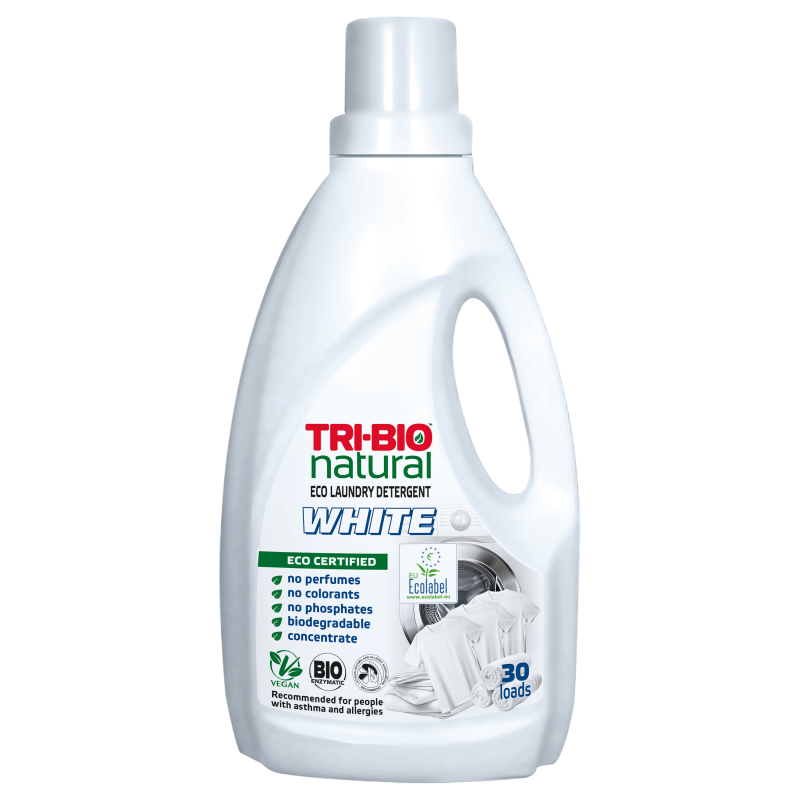 TRI-BIO Płyn do prania WHITE 1.42L