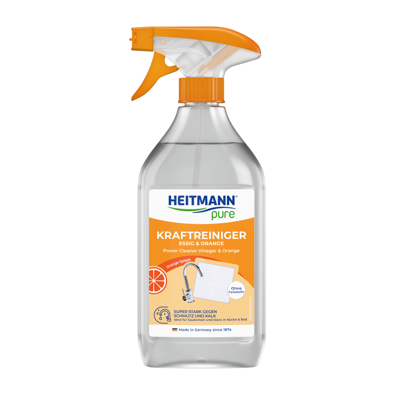 HEITMANN pure Cytrusowo-octowa moc naturalnych kwasów na kamień i brud 500ml