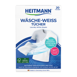 HEITMANN Chusteczki wybielające 20 sztuk