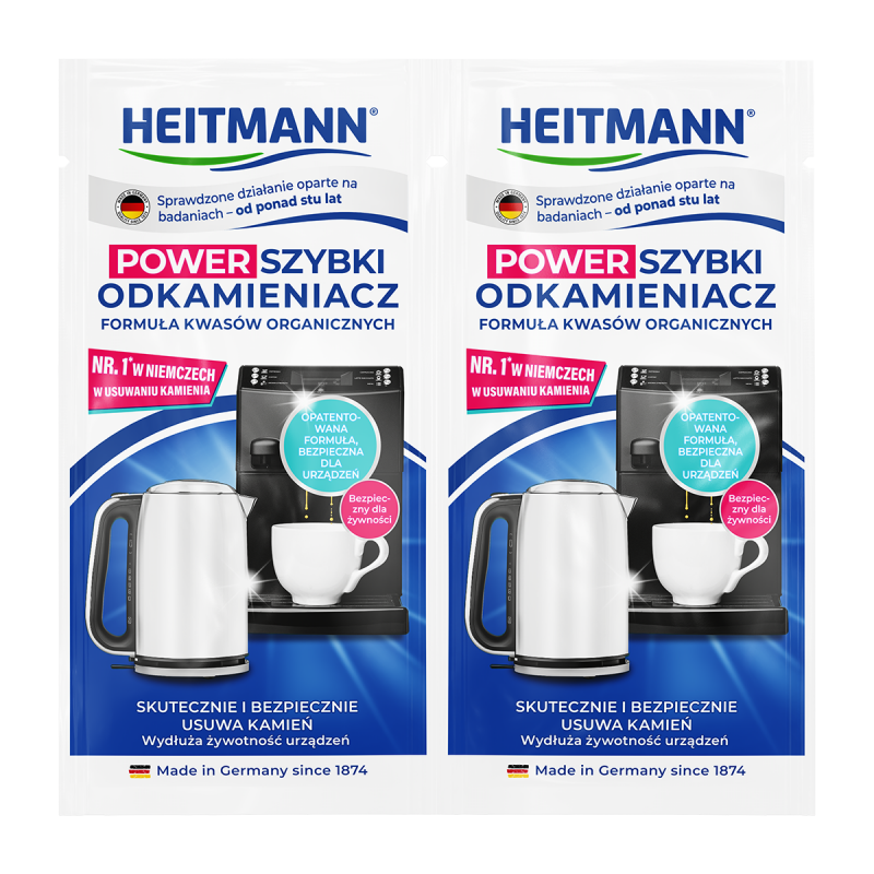 HEITMANN Power Szybki Odkamieniacz 2x20g